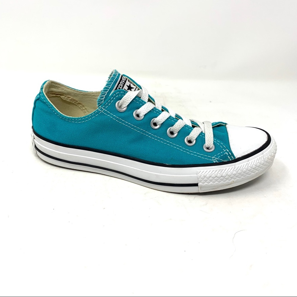 CONVERSE All Star teal low top sneakers